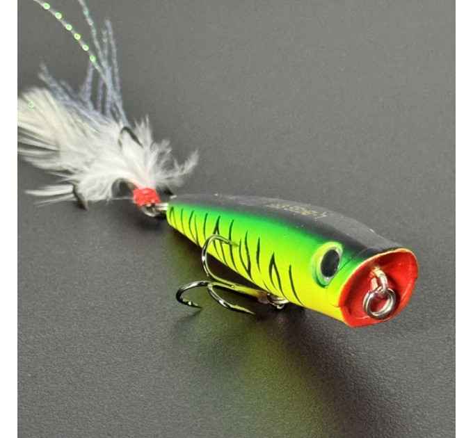 Воблер Black Fox L-Bass Popper 65F 65mm 6.0g 0.0-0.1m #01