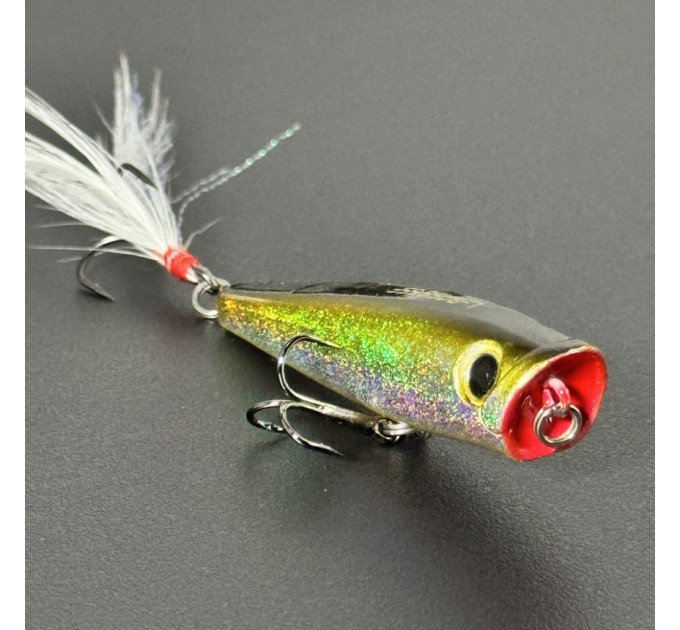 Воблер Black Fox L-Bass Popper 65F 65mm 6.0g 0.0-0.1m #09