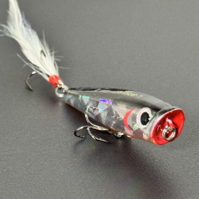 Воблер Black Fox L-Bass Popper 65F 65mm 6.0g 0.0-0.1m #13