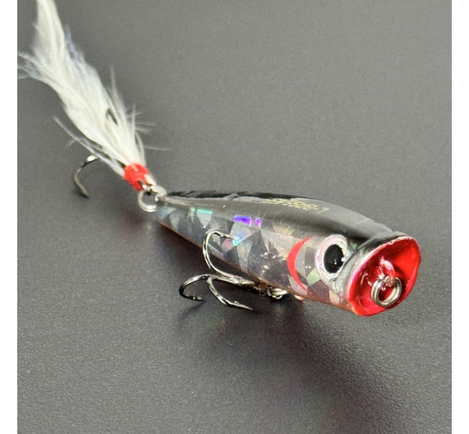 Воблер Black Fox L-Bass Popper 65F 65mm 6.0g 0.0-0.1m #13