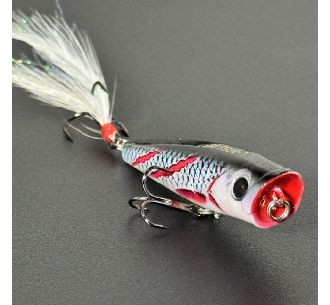 Воблер Black Fox L-Bass Popper 65F 65mm 6.0g 0.0-0.1m #38