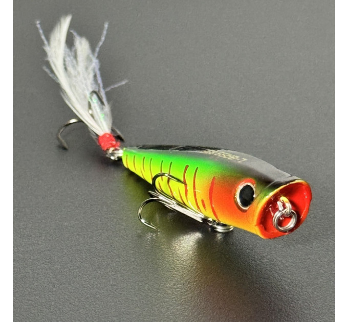 Воблер Black Fox L-Bass Popper 65F 65mm 6.0g 0.0-0.1m #43