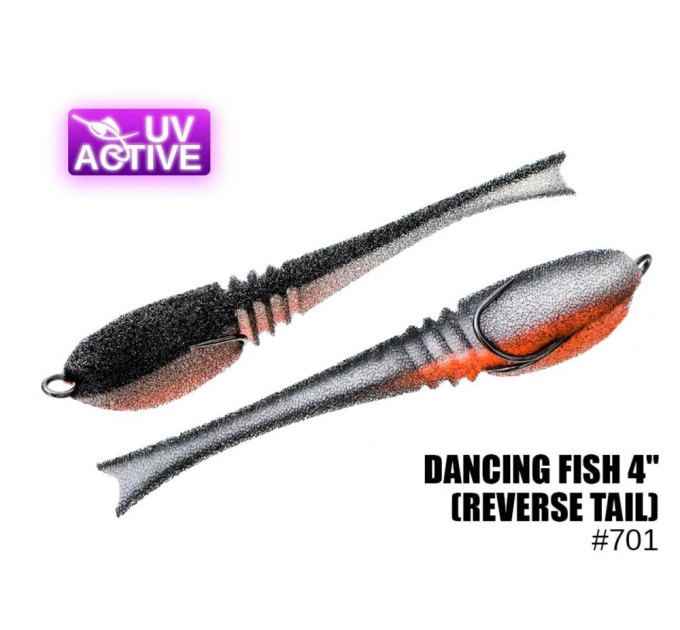 Поролоновая рыбка Проф Монтаж 701 Dancing Fish 4" 701 (reverse tail)