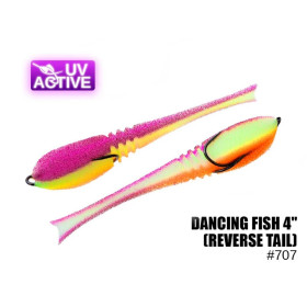 Поролоновая рыбка Проф Монтаж 707 Dancing Fish 4" 707 (reverse tail)