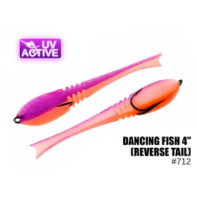 Поролоновая рыбка Проф Монтаж 712 Dancing Fish 4" 712 (reverse tail)