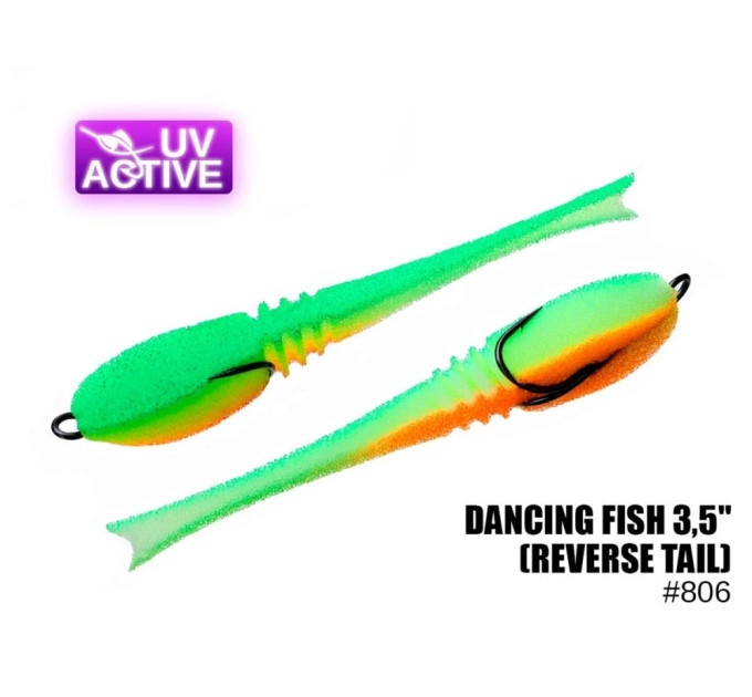Поролоновая рыбка Проф Монтаж 806 Dancing Fish 3,5" 806 (reverse tail)