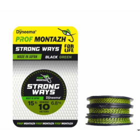 Проф Монтаж Поводочный материал Black Green 30 LB 13,6 кг.(10м)