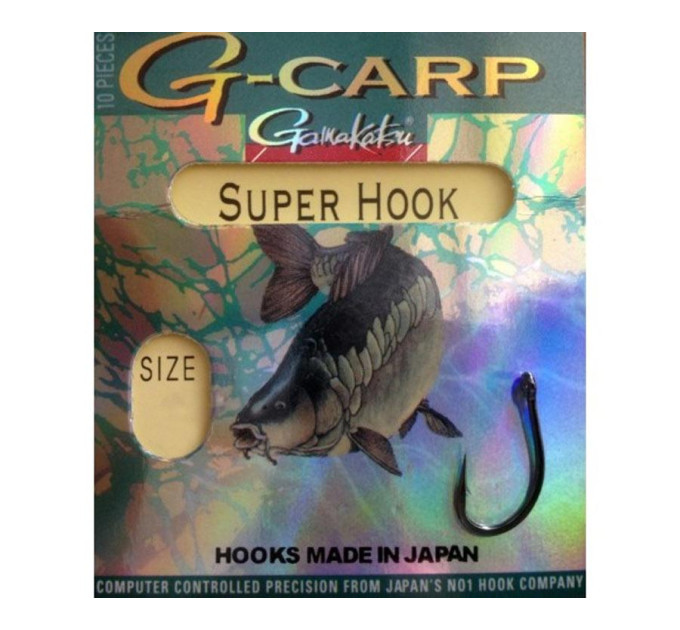 Крючок Gamakatsu G-Carp Super Black №6