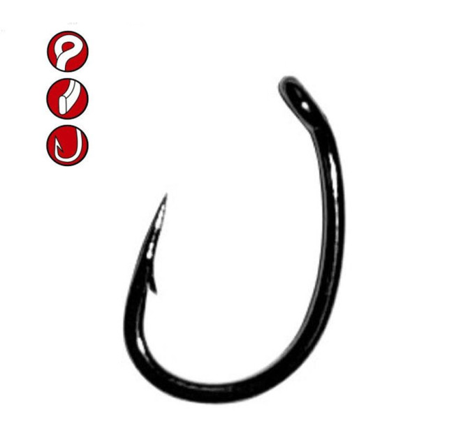 Крючок Gamakatsu G-Carp Super Rig Hook Black №2
