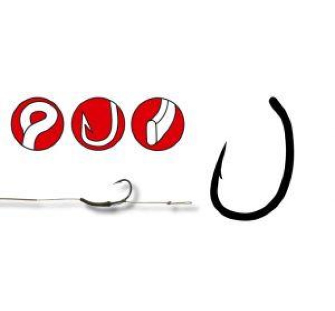 Крючок Gamakatsu G-Carp Super Rig Hook Black №4