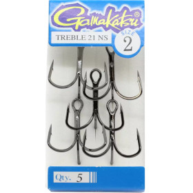 Крючок Gamakatsu Treble 21 NS EWG Black №10