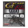 Гачок Gamakatsu A1 G-Carp Super Snag P.T.F.E. coating Grey №8
