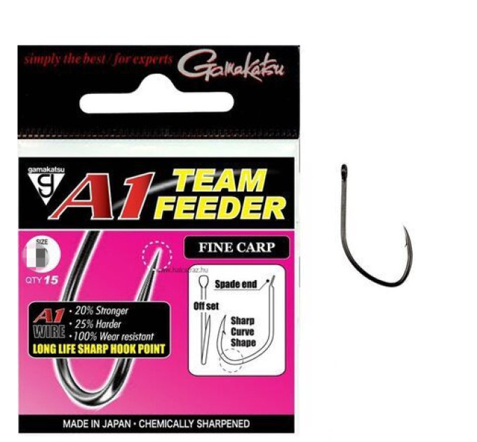 Крючок Gamakatsu A1 Team Feeder Fine Carp №14