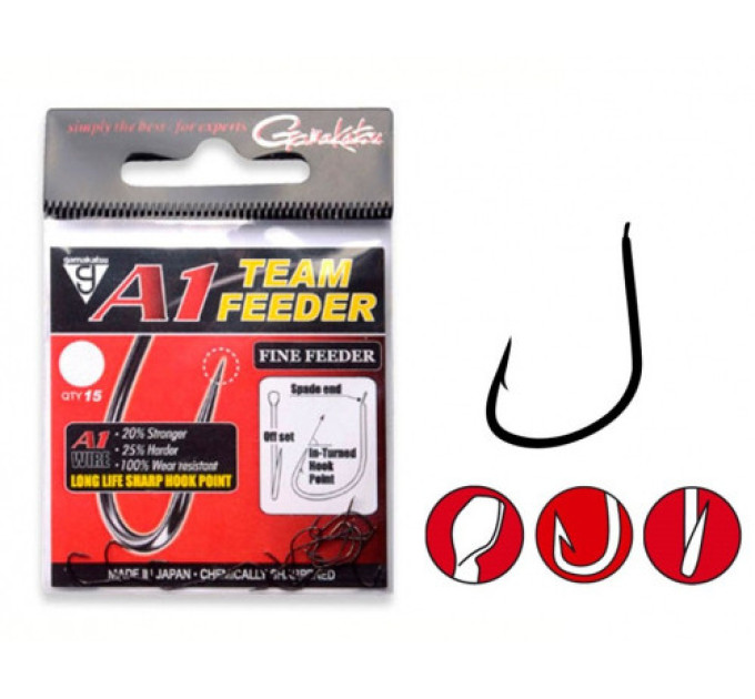 Крючок Gamakatsu A1 Team Feeder Fine Feeder №12