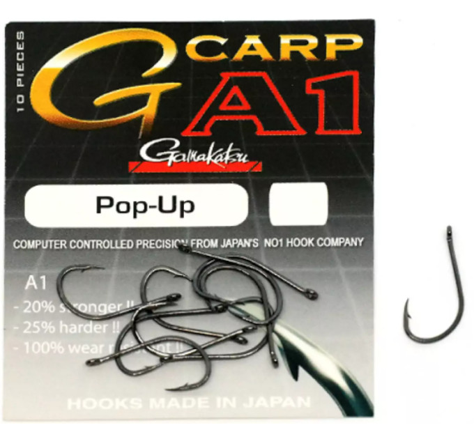 Крючок Gamakatsu G-Carp A-1 Pop-Up 1 №4