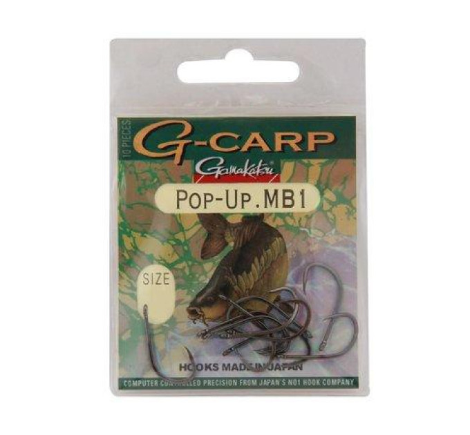 Крючок Gamakatsu G-Carp MB1 Pop-Up №8