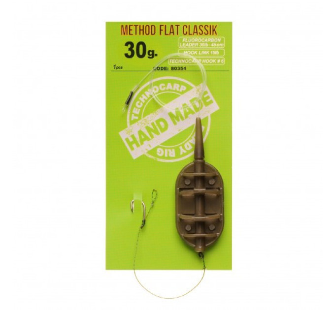 Готовый монтаж Techno Carp Method Flat Classic 30гр