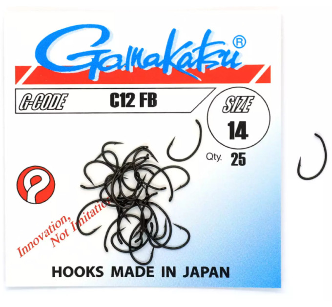Крючок Gamakatsu C12 Black №14