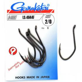 Крючок Gamakatsu LS-4644F Black №7/0