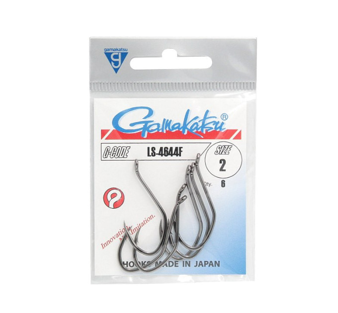 Крючок Gamakatsu LS-4644F Black №9/0