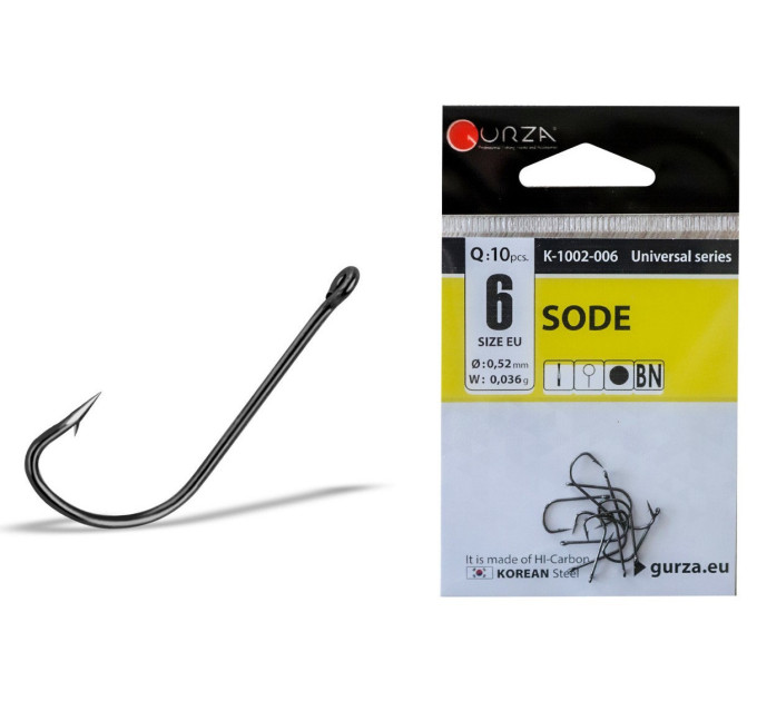 Крючок GURZA SODE-Ring BN #12