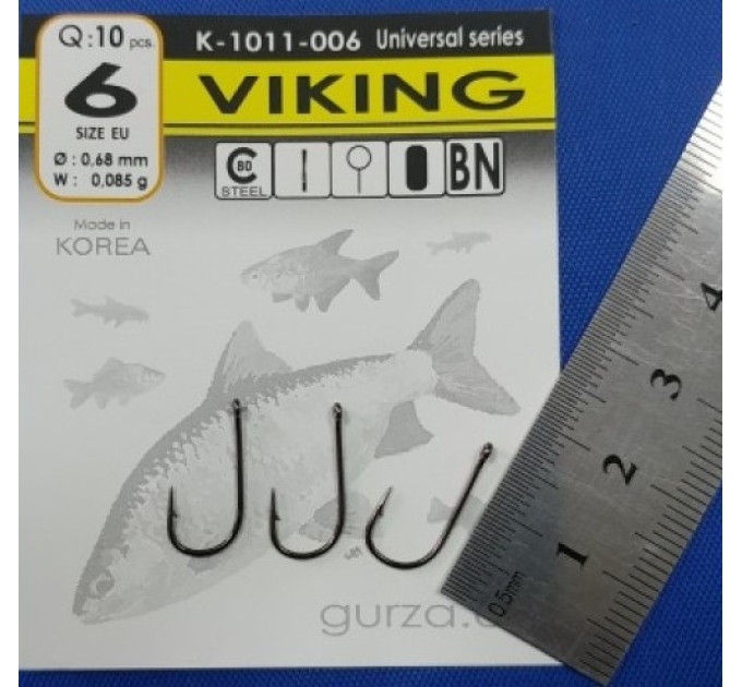 Крючок GURZA VIKING Ring BN #8