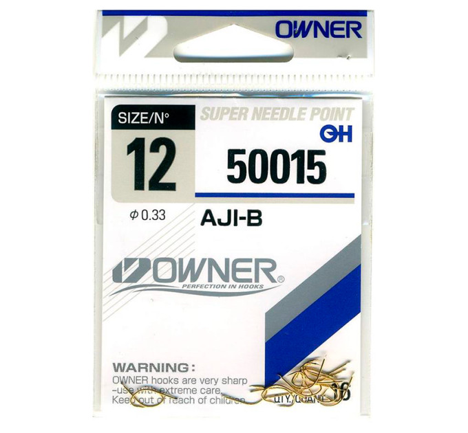 Гачок OWNER AJI-B №08 50015-08 Gold