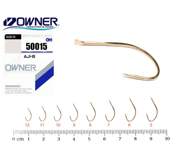 Гачок OWNER AJI-B №08 50015-08 Gold
