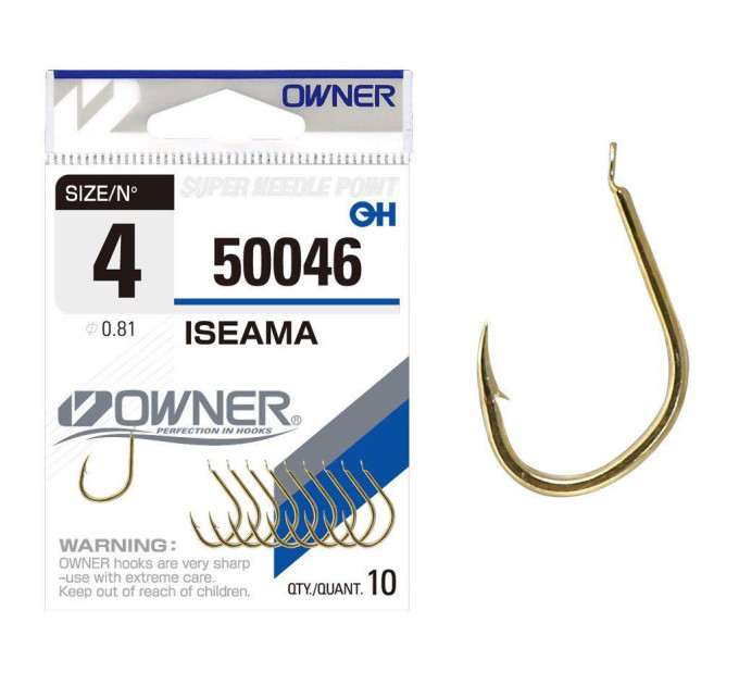 Гачок OWNER Iseama Gold №04 50046-04