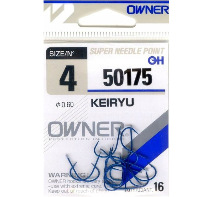 Гачок OWNER Keiryu Blue №06 50175-06