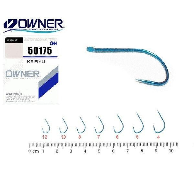 Гачок OWNER Keiryu Blue №08 50175-08