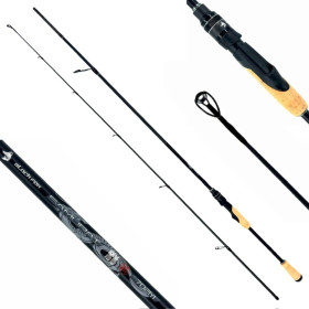 Вудилище спінінгове Black Fox Samurai SMR-802L 2.44m 4-16g