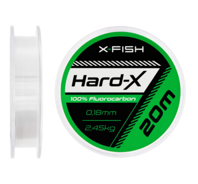 Флюорокарбон X-Fish Hard-X 20m (clear) 0.18mm 2.45kg