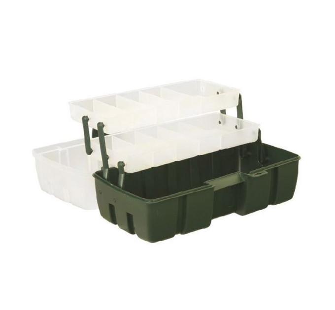Ящик рыболовный Energofish Fishing Box TRAYS ARIEL 347 прозрачный верх 2-х полочный