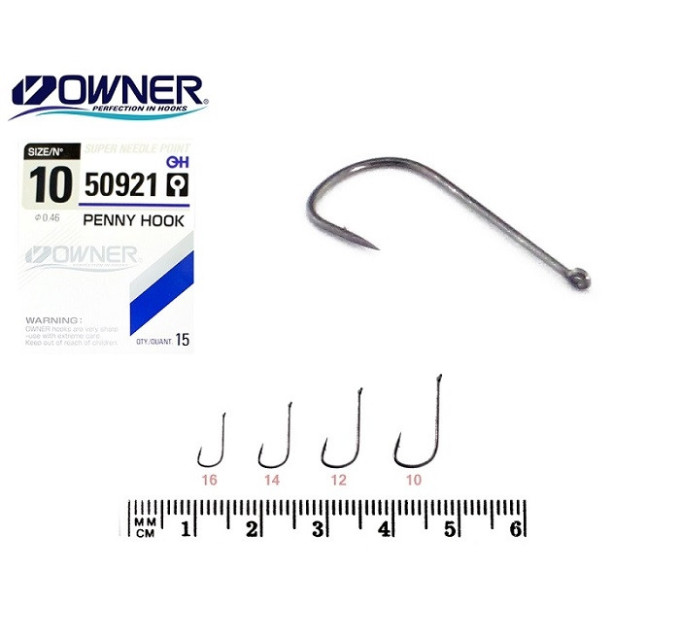 Гачок OWNER Penny Hook №16 50921-16