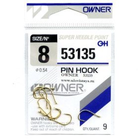 Гачок OWNER Pin Hook Gold №10 53135-10