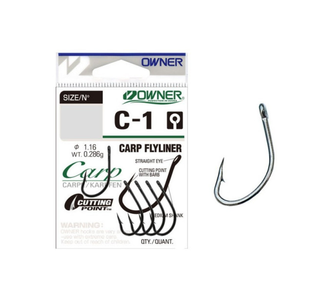 Гачок OWNER Carp Flyliner C1-53261 №08