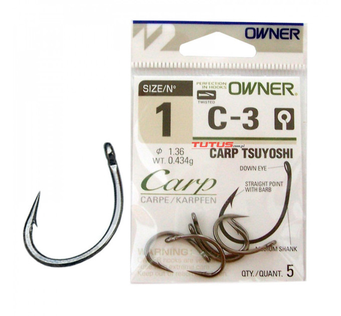 Гачок OWNER Carp Tsuyoshi C3-50923 №04