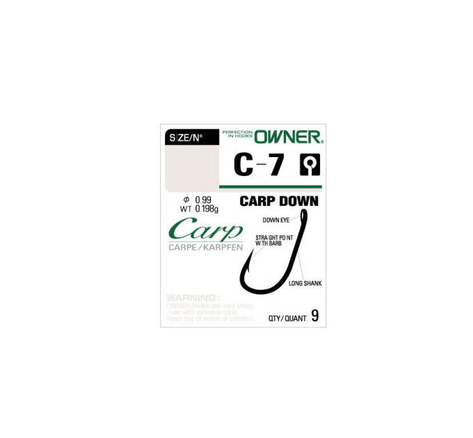 Гачок OWNER Carp Down C7-53267 №06