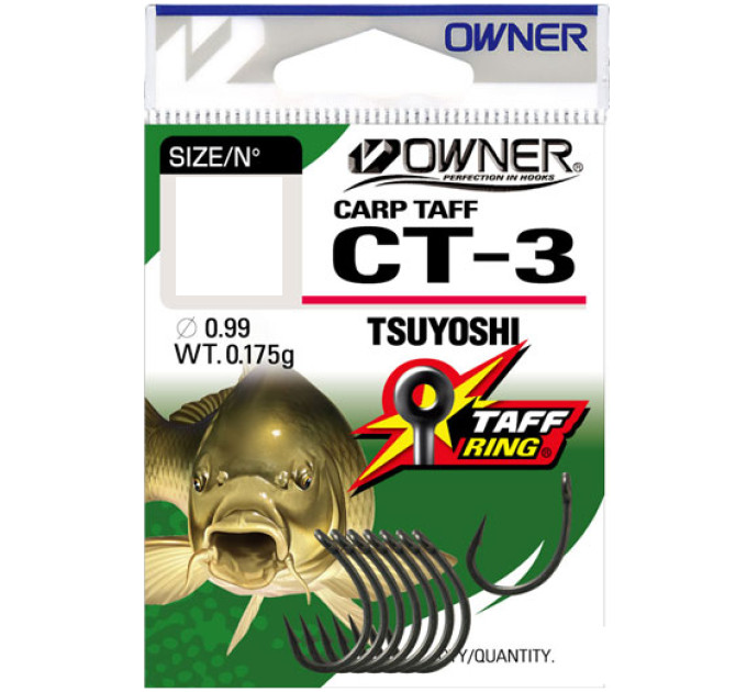 Гачок OWNER Carp Taff Ring Tsuyoshi CT3 53273 №02