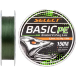 Шнур Select Basic PE Green 150m 0.08mm 8lb/4kg