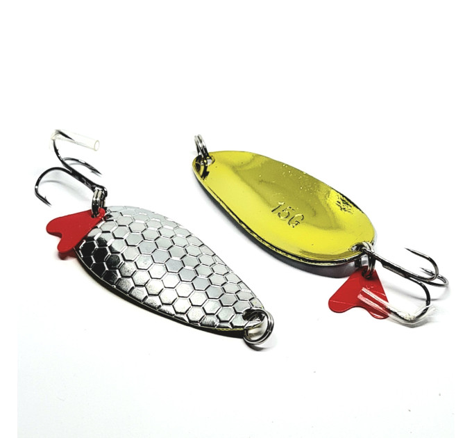 Блешня Kusama GLIDER 15gr #SIL/GO-110