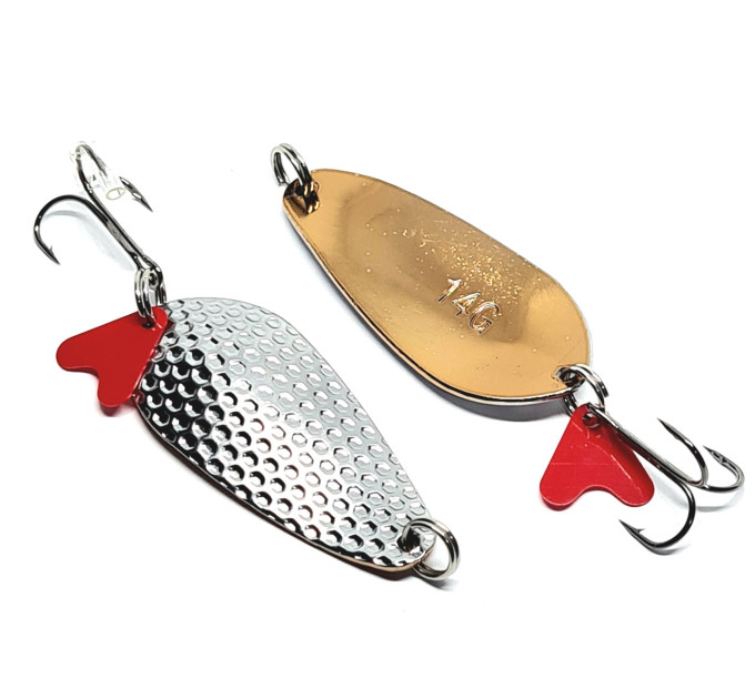Блешня Kusama PERCH 18gr #SIL/CU-32