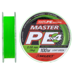 Шнур Select Master PE 100m (салат.) 0.24mm 29kg