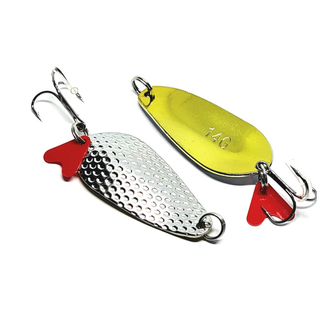 Блешня Kusama PERCH 18gr #SIL/GO-31