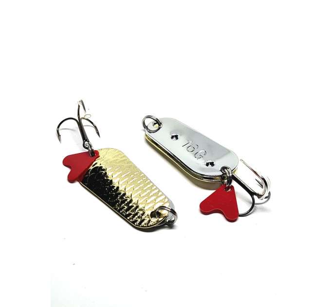 Блешня Kusama PIKE ACOUSTIC 16gr #GO/SIL-188