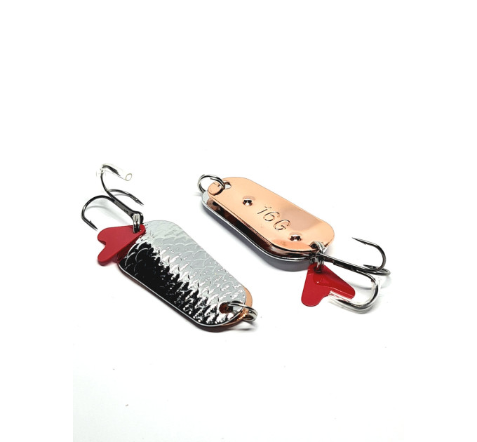 Блешня Kusama PIKE ACOUSTIC 16gr #SIL/CU-191
