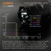 Светодиодный портативный фонарик VIDEX VLF-A355C 4000Lm 5000K
