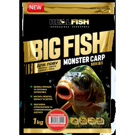 Прикормка Real Fish BIG FISH КЛУБНИКА