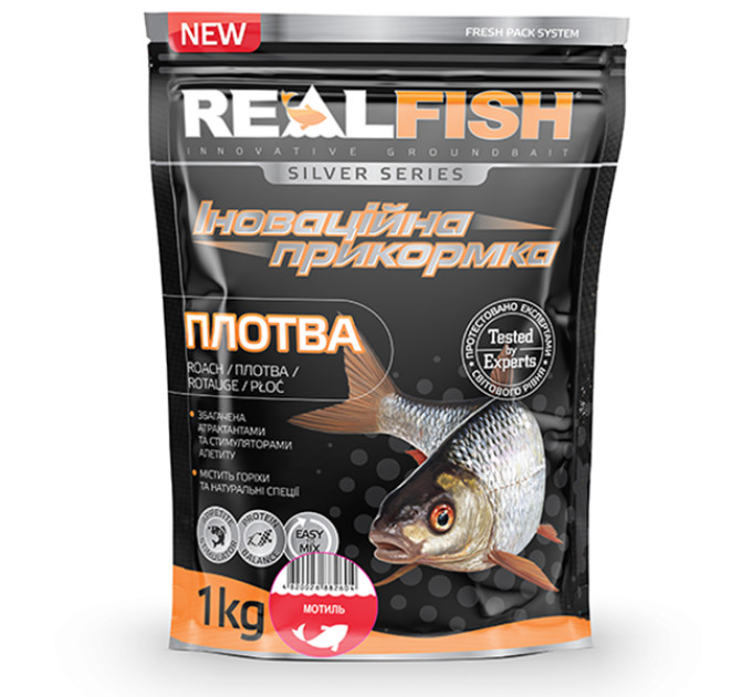 Прикормка Real Fish ПЛОТВА МОТЫЛЬ